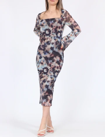 Rochie lunga Noisy May, mix culori