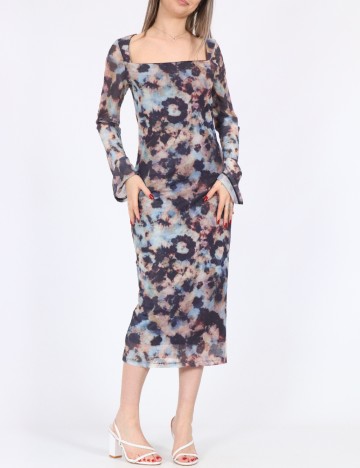 Rochie lunga Noisy May, mix culori