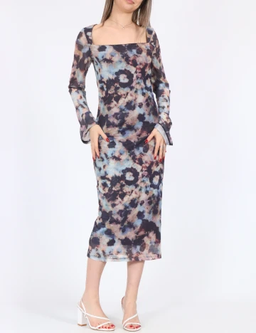 Rochie lunga Noisy May, mix culori