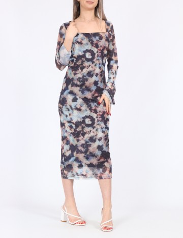 Rochie lunga Noisy May, mix culori