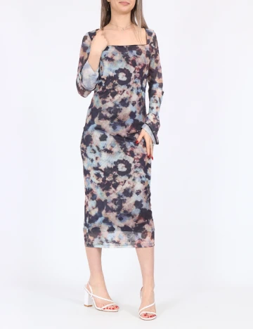 Rochie lunga Noisy May, mix culori
