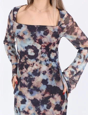 Rochie lunga Noisy May, mix culori