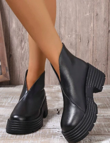 Botine SHEIN, negru