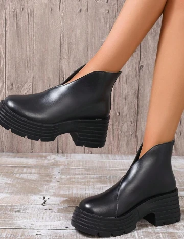 Botine SHEIN, negru