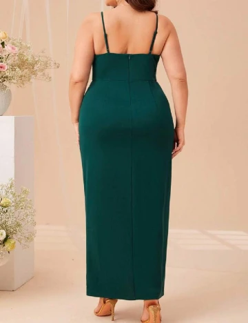 Rochie lunga SHEIN CURVE, verde