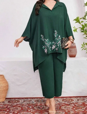 Compleu SHEIN CURVE, verde