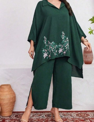 Compleu SHEIN CURVE, verde