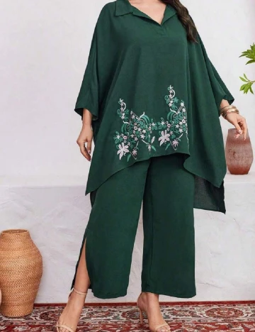 Compleu SHEIN CURVE, verde