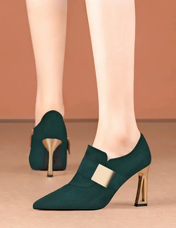 Pantofi SHEIN, verde