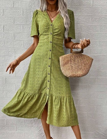 Rochie medie SHEIN, verde