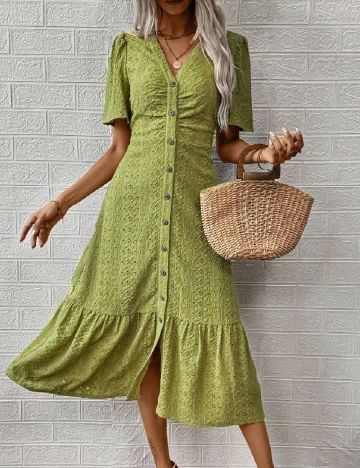 Rochie medie SHEIN, verde