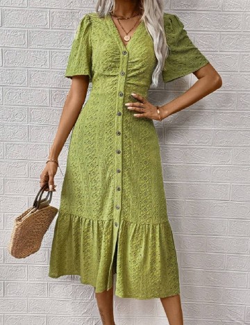Rochie medie SHEIN, verde