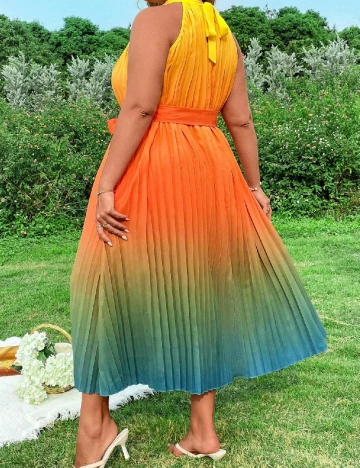 Rochie lunga SHEIN CURVE, mix culori