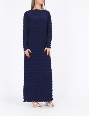 Rochie lunga Jacqueline de Yong, bleumarin