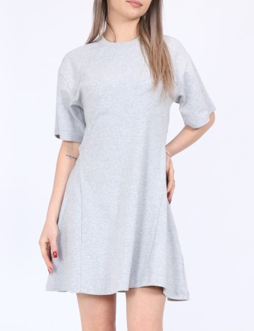 Rochie medie Noisy May, gri