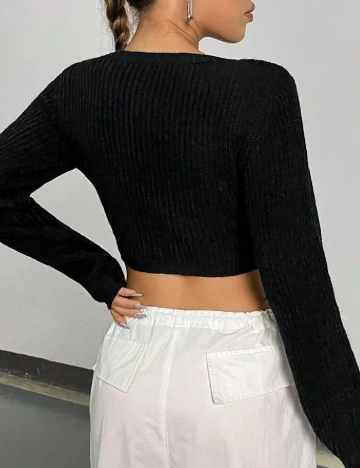 Top SHEIN, negru