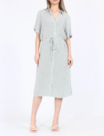 Rochie medie Vila, alb