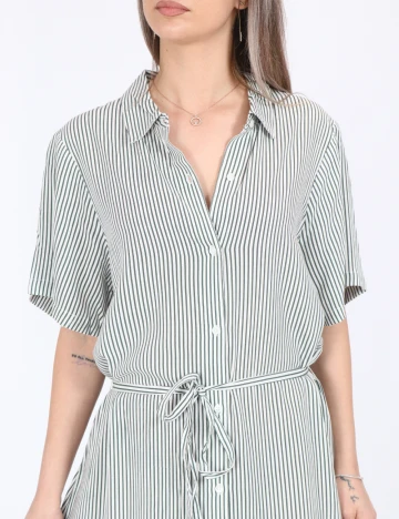 Rochie medie Vila, alb