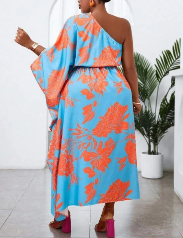 Rochie lunga SHEIN CURVE, albastru