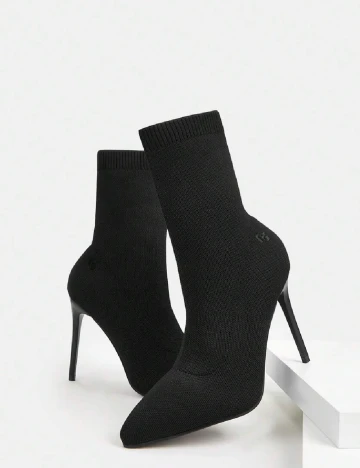 Botine SHEIN, negru