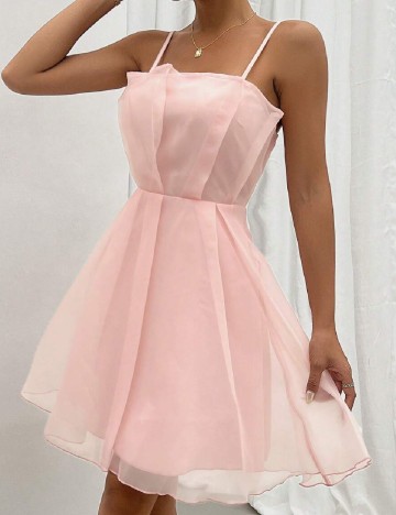 Rochie scurta SHEIN, roz