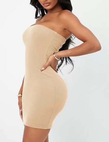Rochie scurta SHEIN, crem