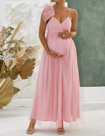 Rochie lunga SHEIN Maternity, roz