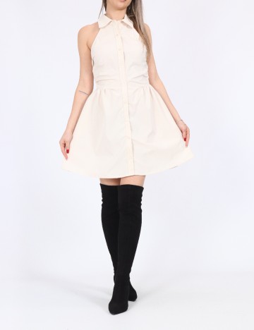 Rochie scurta SHEIN, crem