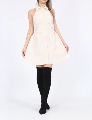 Rochie scurta SHEIN, crem