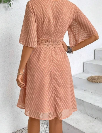 Rochie scurta SHEIN, crem