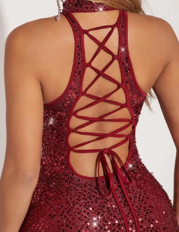 Rochie scurta SHEIN, rosu