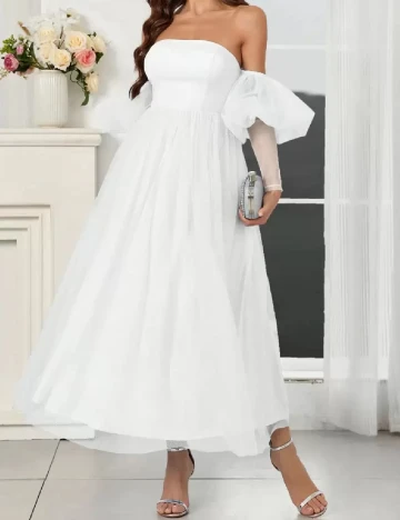 Rochie lunga SHEIN, alb
