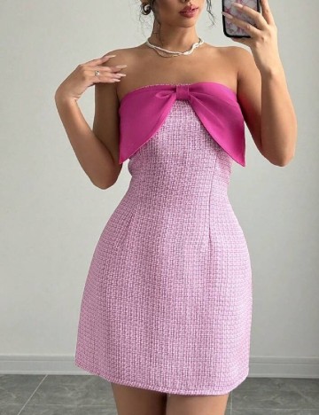Rochie scurta SHEIN, roz