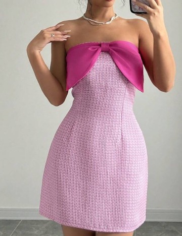 Rochie scurta SHEIN, roz