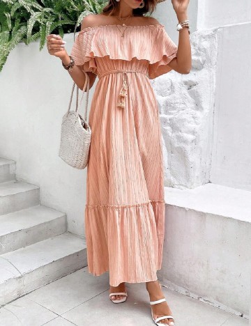 Rochie lunga SHEIN, roz
