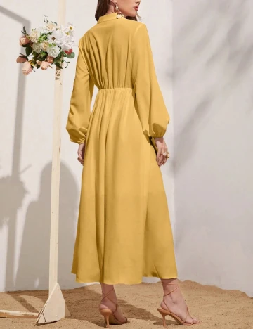 Rochie lunga SHEIN, galben Galben