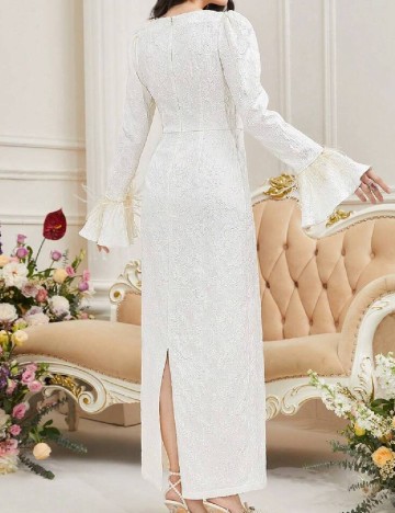 Rochie lunga SHEIN, ecru