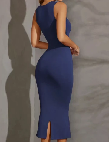 Rochie medie SHEIN, bleumarin