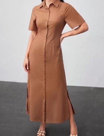 Rochie lunga SHEIN, maro