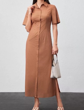 Rochie lunga SHEIN, maro