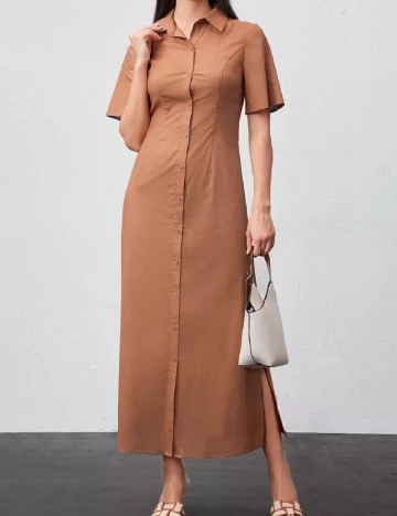 Rochie lunga SHEIN, maro