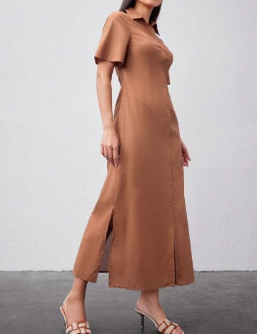 Rochie lunga SHEIN, maro