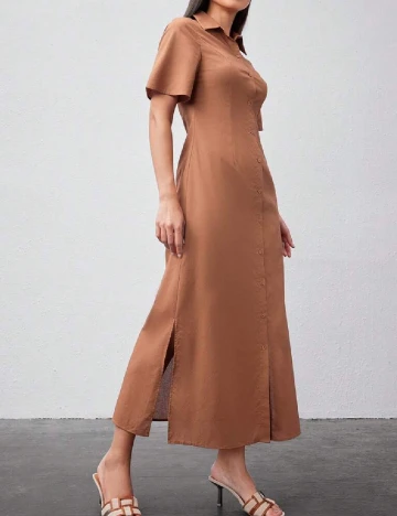 Rochie lunga SHEIN, maro