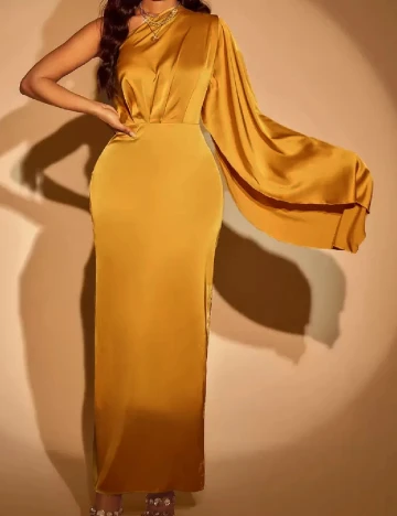 Rochie lunga SHEIN, portocaliu