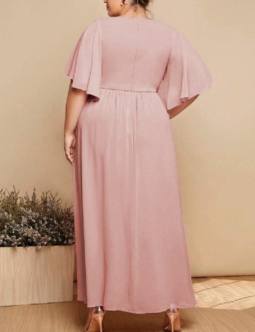 Rochie lunga SHEIN CURVE, roz