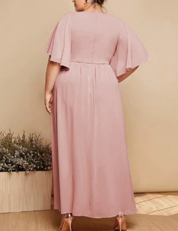 Rochie lunga SHEIN CURVE, roz