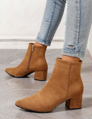 
						Botine SHEIN, maro