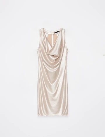 Rochie scurta Mohito, crem