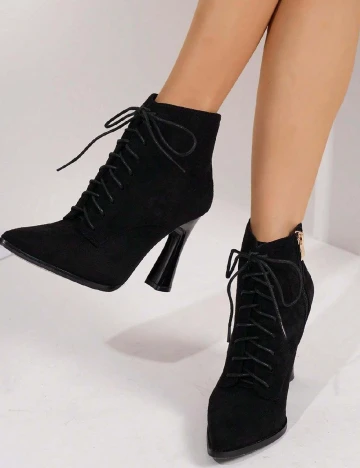 Botine SHEIN, negru