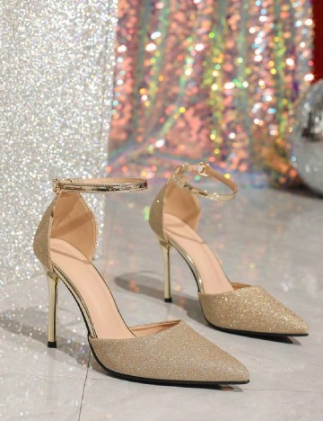 
						Pantofi SHEIN, auriu